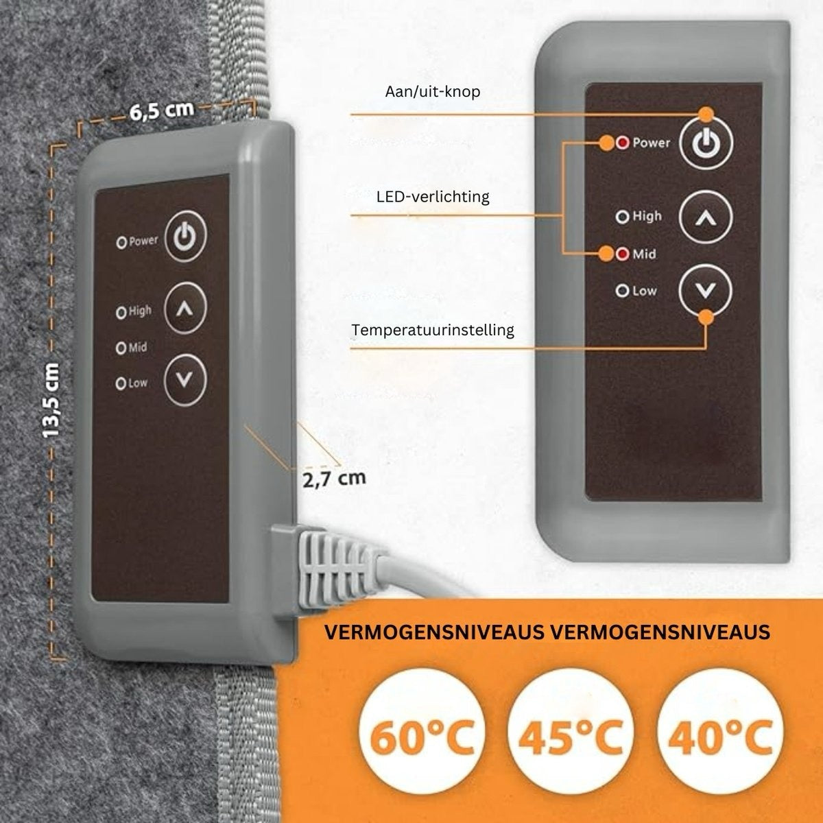 Infra Heating Flex+ Compact Vouwbaar Mobiel Infraroodpaneel (165W) – Efficiënte Verwarming op Maat