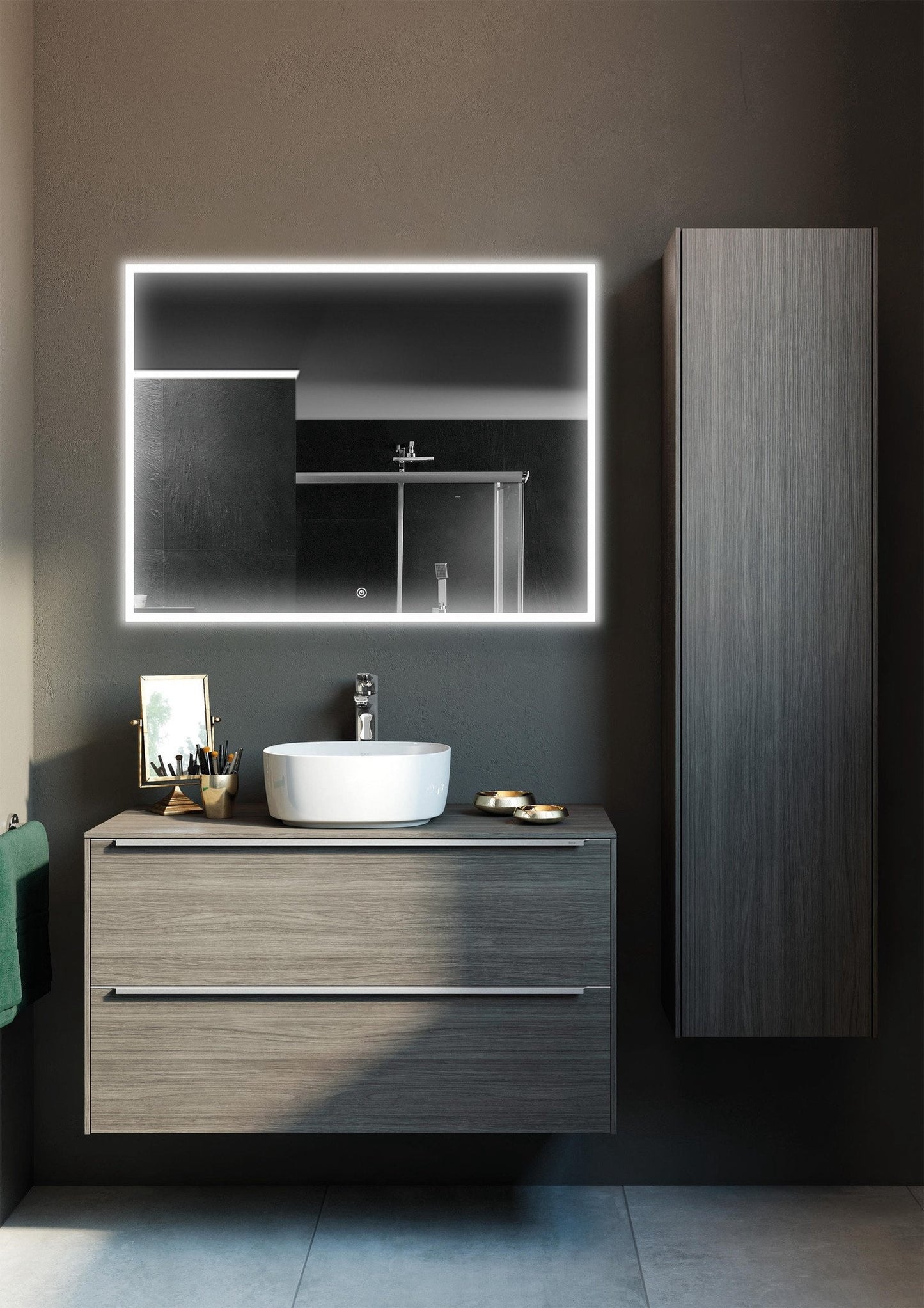 Infra Heating Lux+ LED Badkamerspiegel (60 x 80 cm)