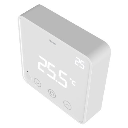 Heatit Draadloze Thermostaat Zwart/Wit