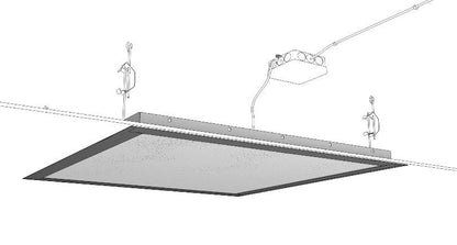 Infra Heating Aluminium Inbouwframe voor U- en K-Serie Infraroodpanelen