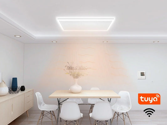 Infra Heating HL Serie Wifi infraroodpaneel met LED verlichting 63 x 108 cm – 700 W