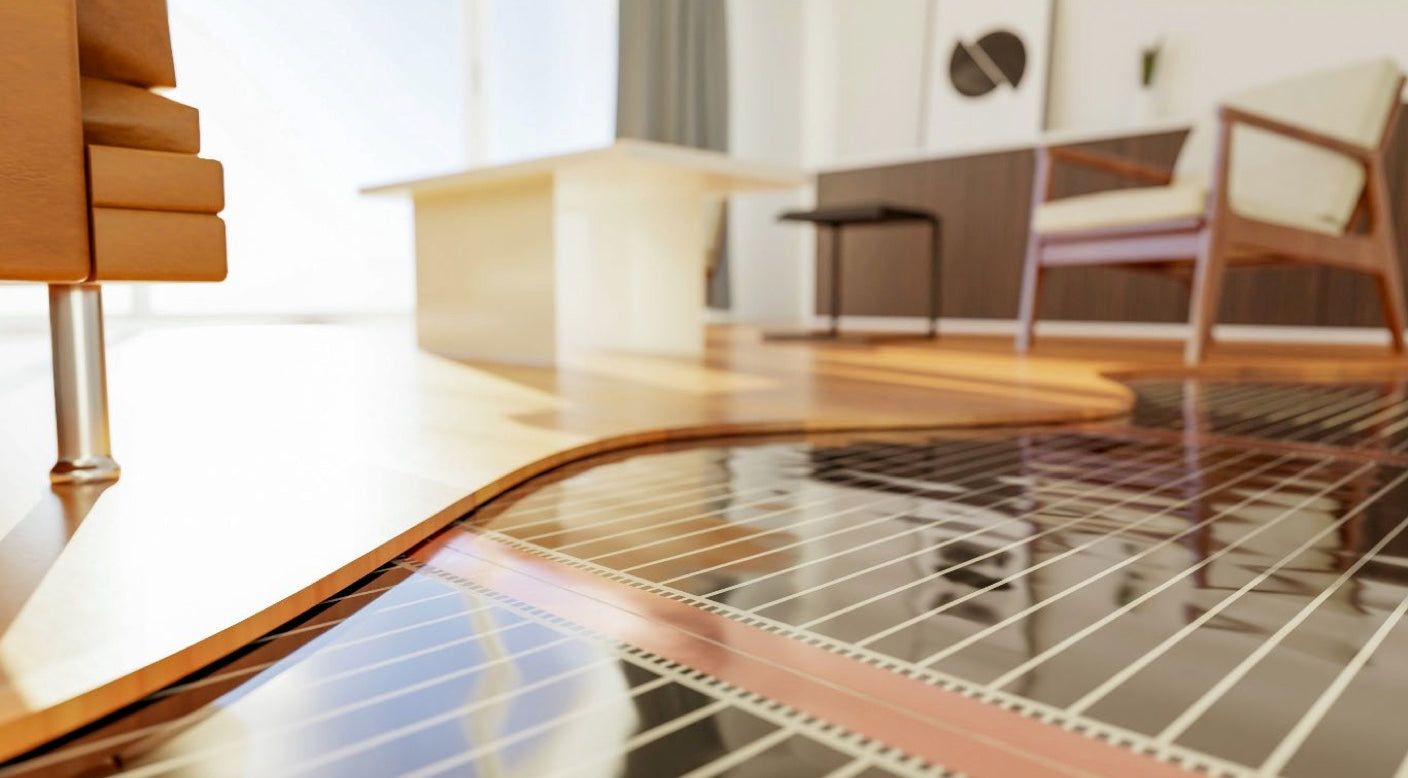 Luctriqa Infrarood Verwarmingsfolie 100W per m² 230V – energiezuinige verwarmingsfolie voor vloerverwarming, ideaal voor installatie in slimme huizen en commerciële ruimtes, biedt comfortabel warmte en een efficiënte warmteverdeling
